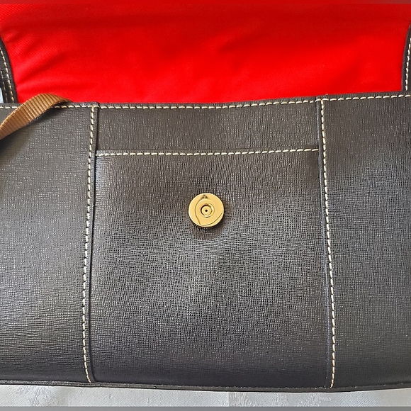NWT New Dooney & Bourke Black Casey Clutch Handbag & Dust Bag (see descrip) - Picture 9 of 13